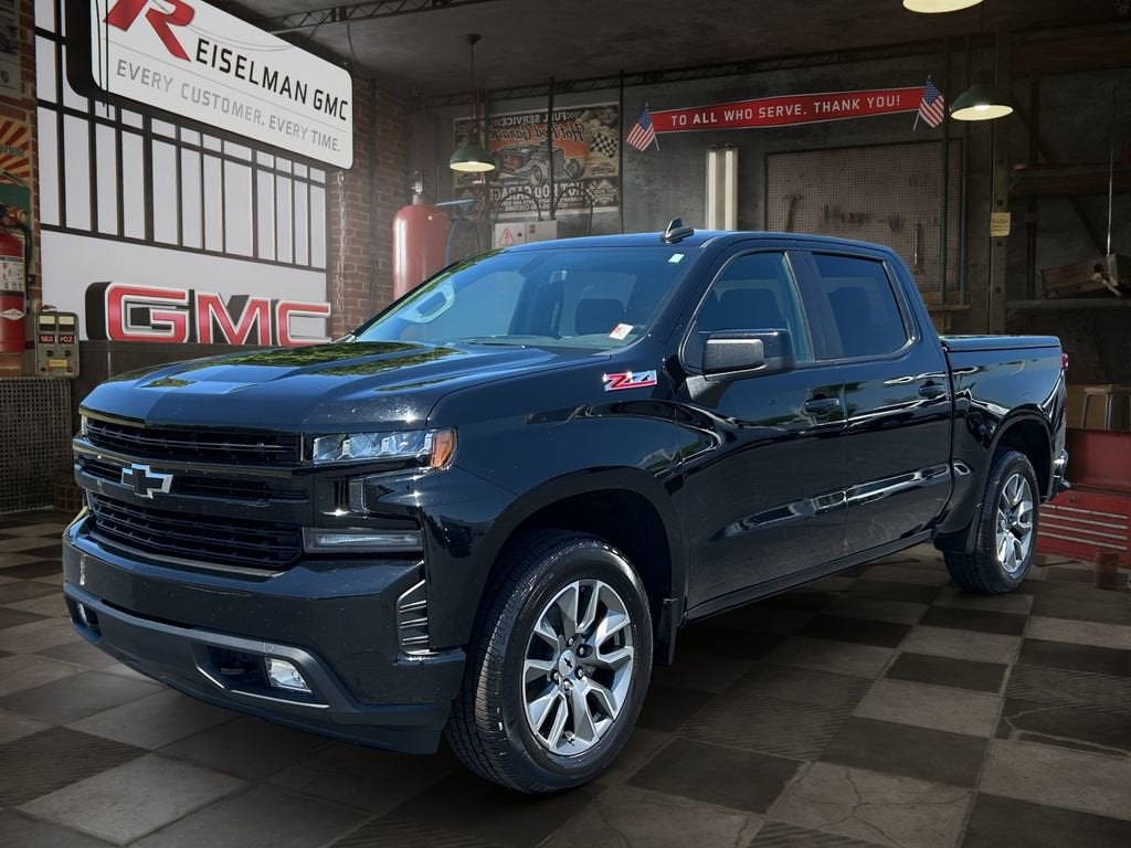 2022 Chevrolet Silverado 1500 LTD RST in Black — front three-quarter view