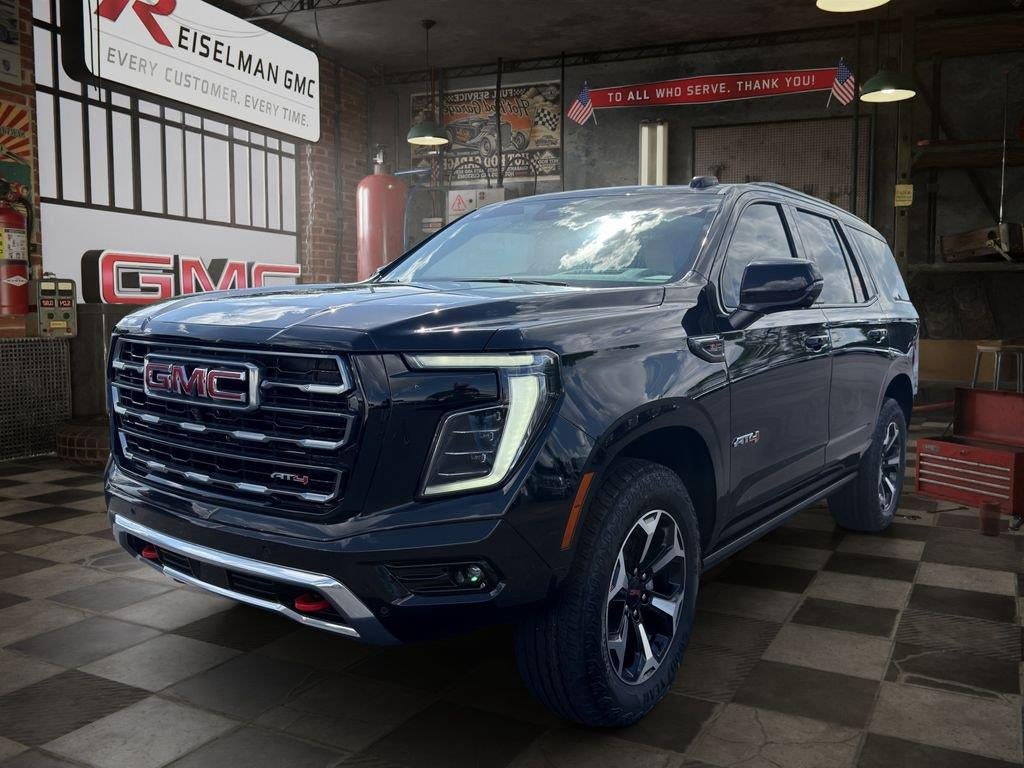 2026 GMC Yukon AT4 in Onyx Black — front three-quarter view