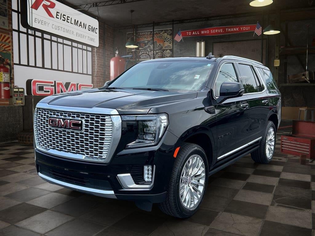 2024 GMC Yukon Denali in Onyx Black — front three-quarter view