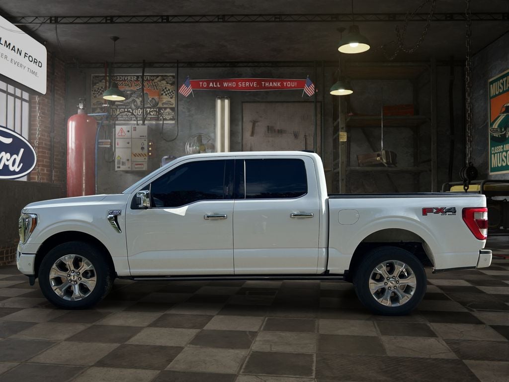 2022 Ford F-150 — rear three-quarter view
