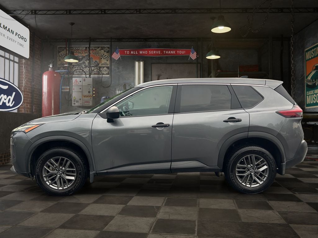 2023 Nissan Rogue — rear three-quarter view