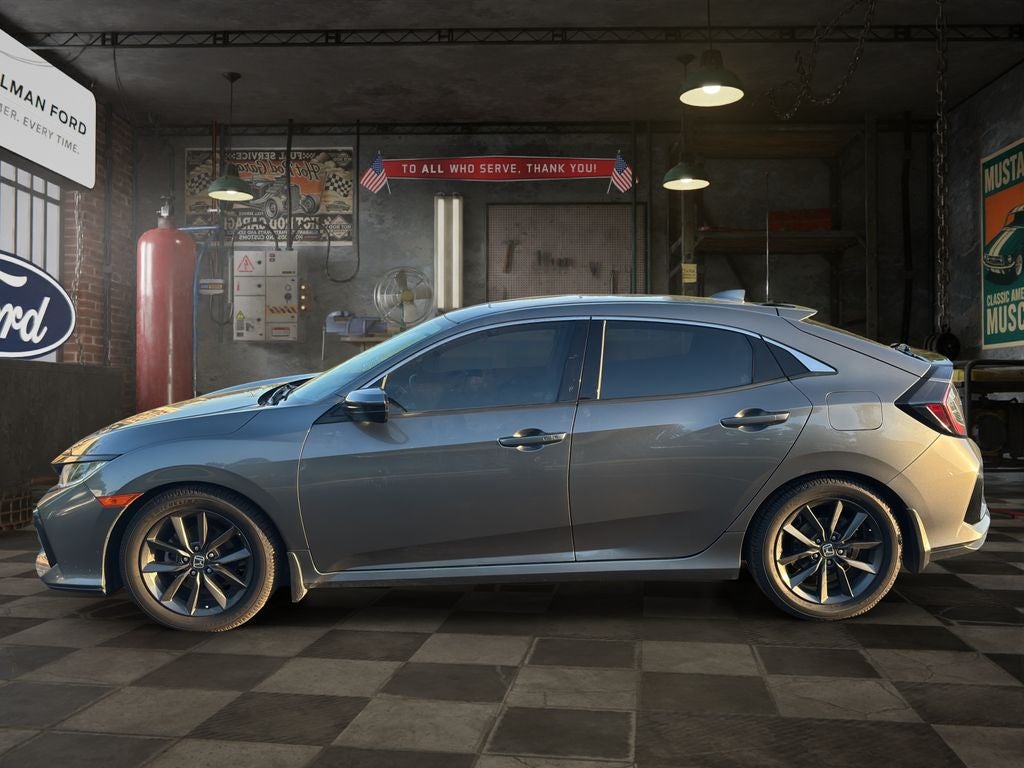 2020 Honda Civic — rear three-quarter view